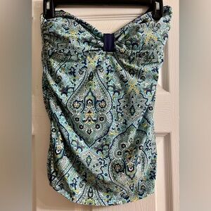 Tommy Hilfiger Paisley Print Swimsuit Tankini Top (S8) & Bikini Bottom (S6)